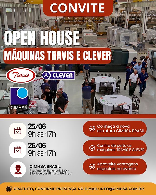 Open House máquinas Travis e Clever com novos modelos da linha TS