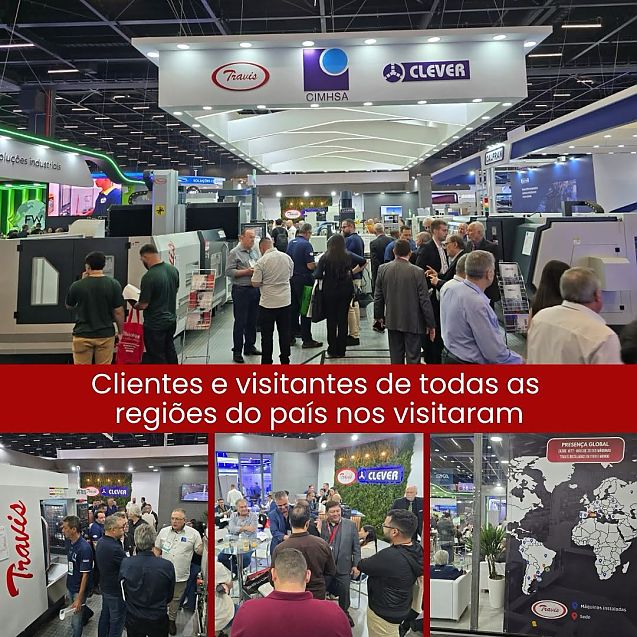 A FEIMEC 2026 foi um sucesso no da Travis e Clever