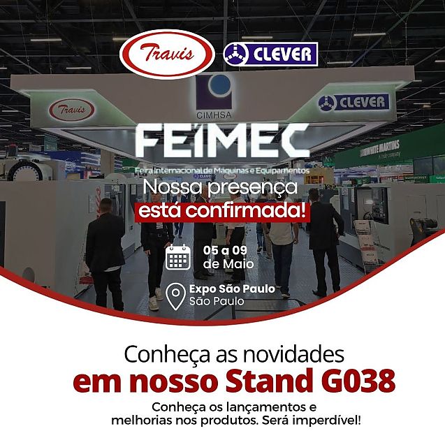 Travis e Clever confirmam presença na FEIMEC 2026