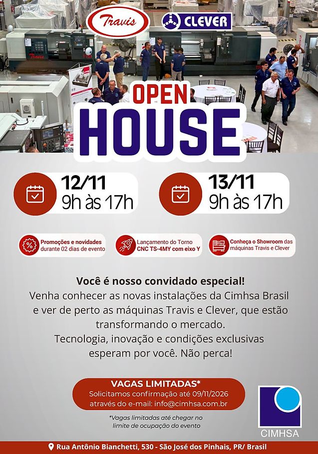 Travis e Clever apresentam novidades em Open House nos dias 12 e 13 de novembro